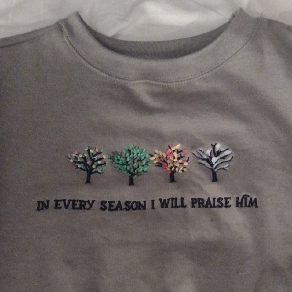 Cristian Women's Embroidered Sweatshirt NWOT